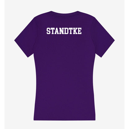 Evansville - NCAA Women's Golf : Louise Standtke - Women's V-Neck T-Shirt-1