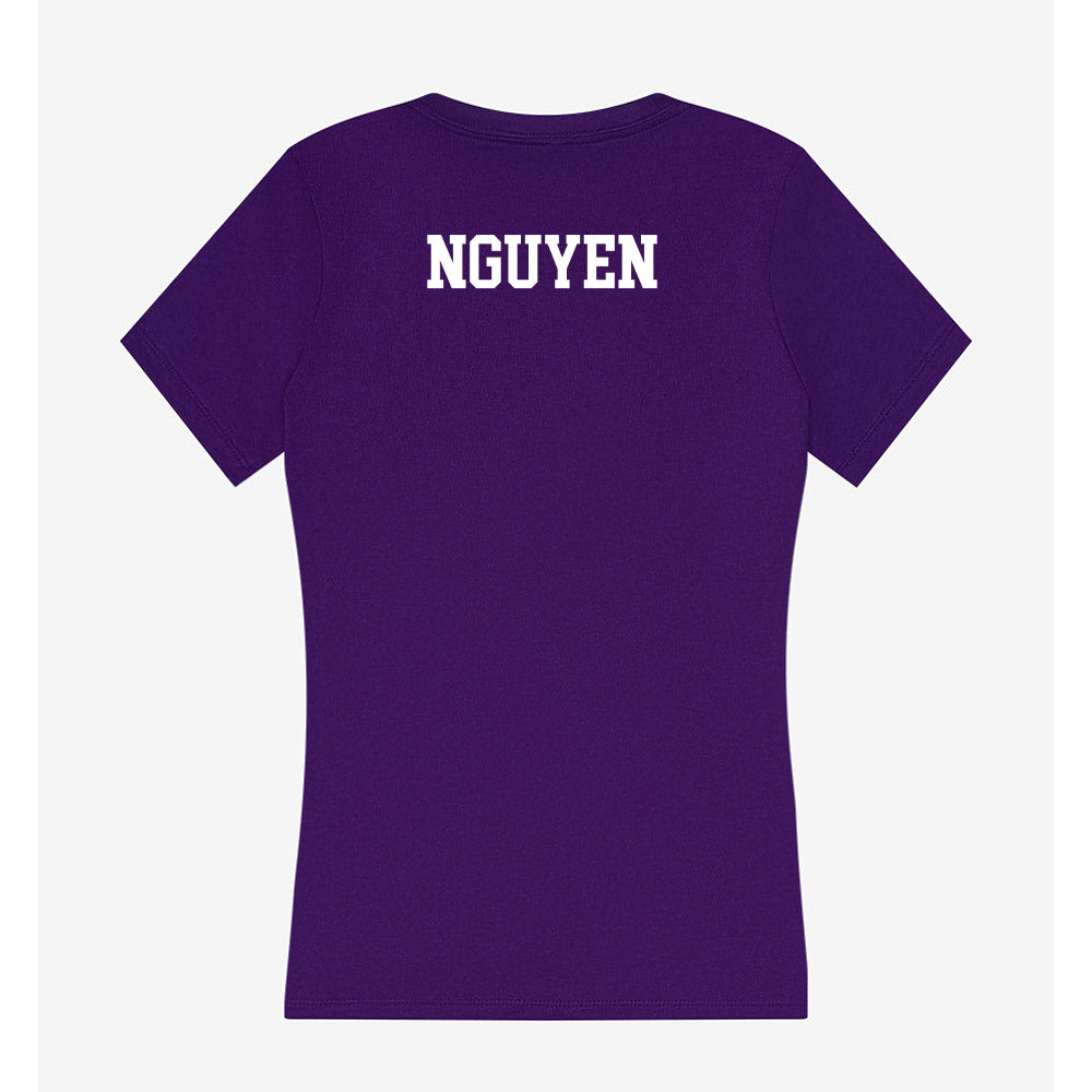 Evansville - NCAA Men's Track & Field : Jude Nguyen - Women's V-Neck T-Shirt-1