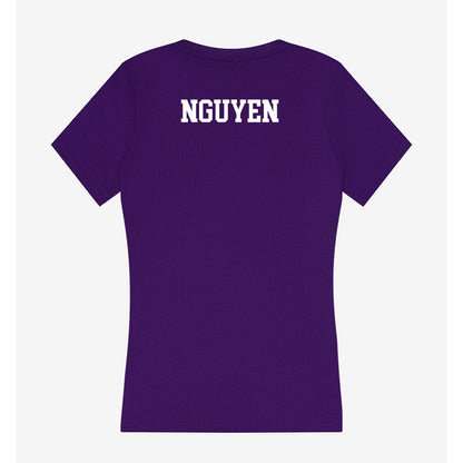 Evansville - NCAA Men's Track & Field : Jude Nguyen - Women's V-Neck T-Shirt-1