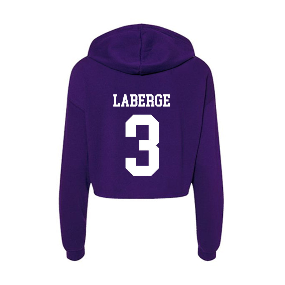 Evansville - NCAA Women's Soccer : Brielle LaBerge - Women's Crop Fleece Hoodie-1