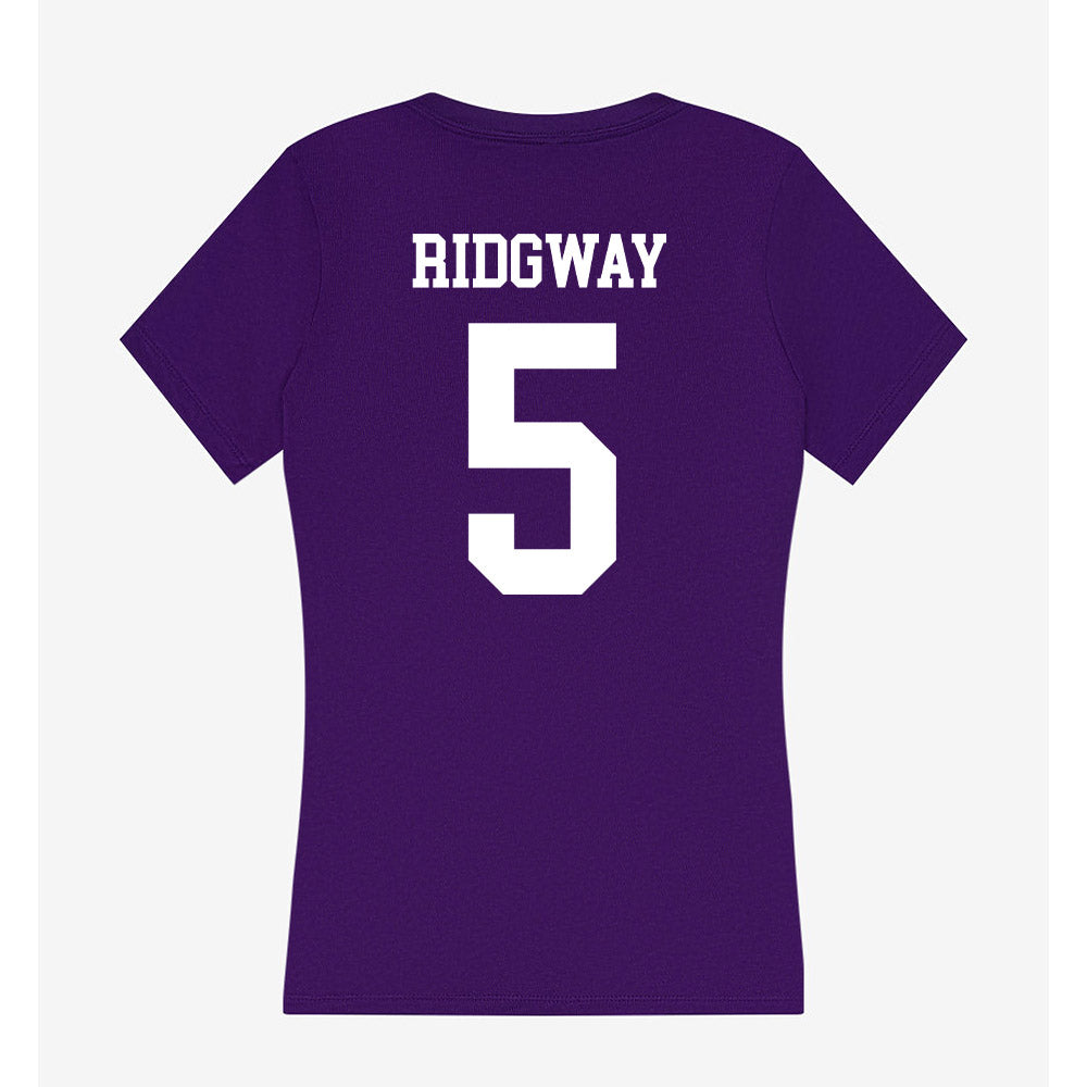 Evansville - NCAA Softball : Kate Ridgway - Women's V-Neck T-Shirt-1