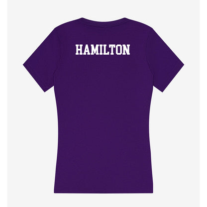 Evansville - NCAA Women's Swimming & Diving : Jaley Hamilton - Women's V-Neck T-Shirt-1