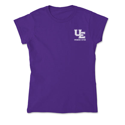 Evansville - NCAA Men's Swimming & Diving : Gabe Lett - Soft Style Women’s T-Shirt-0