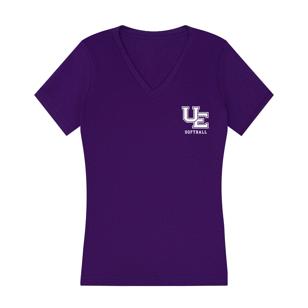 Evansville - NCAA Softball : Kynadee Warner - Women's V-Neck T-Shirt-0