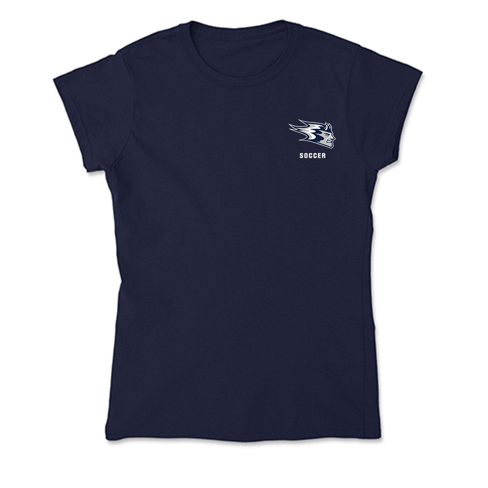 UW Stout - NCAA Women's Soccer : Katie Peterson - Soft Style Women’s T-Shirt-0