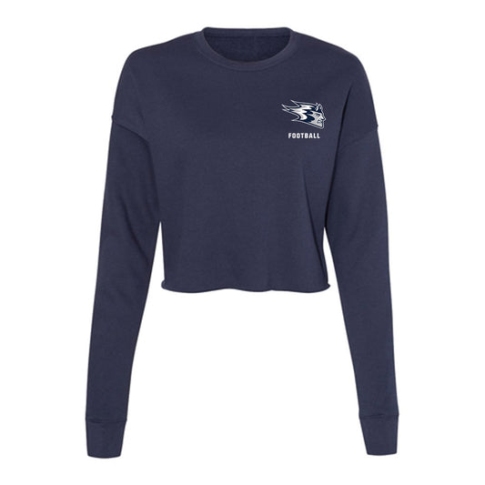 UW Stout - NCAA Football : Garet Rivord - Women's Cropped Crew Fleece-0