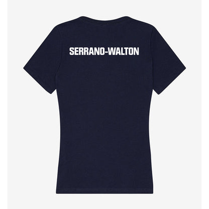 MSU Denver - NCAA Women's Track & Field : Mariah Serrano-Walton - Women's V-Neck T-Shirt-1
