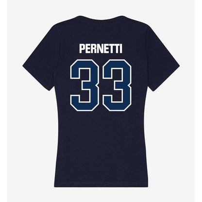 MSU Denver - NCAA Baseball : Josh Pernetti - Women's V-Neck T-Shirt-1