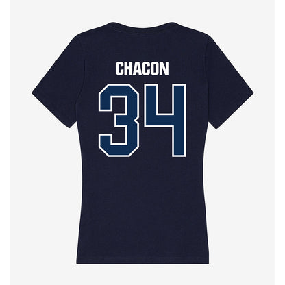 MSU Denver - NCAA Baseball : Andre Chacon - Women's V-Neck T-Shirt-1