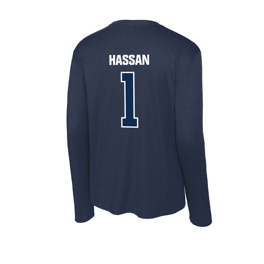 MSU Denver - NCAA Men's Cross Country : Nabil Hassan - Activewear Long Sleeve T-Shirt-1