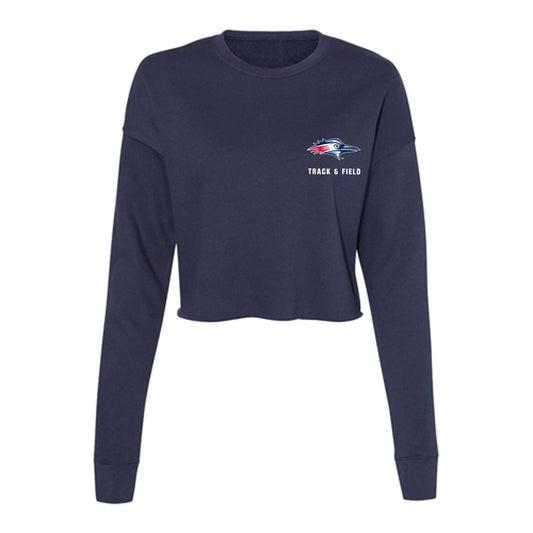 MSU Denver - NCAA Men's Track & Field : Aden Guenther - Women's Cropped Crew Fleece-0