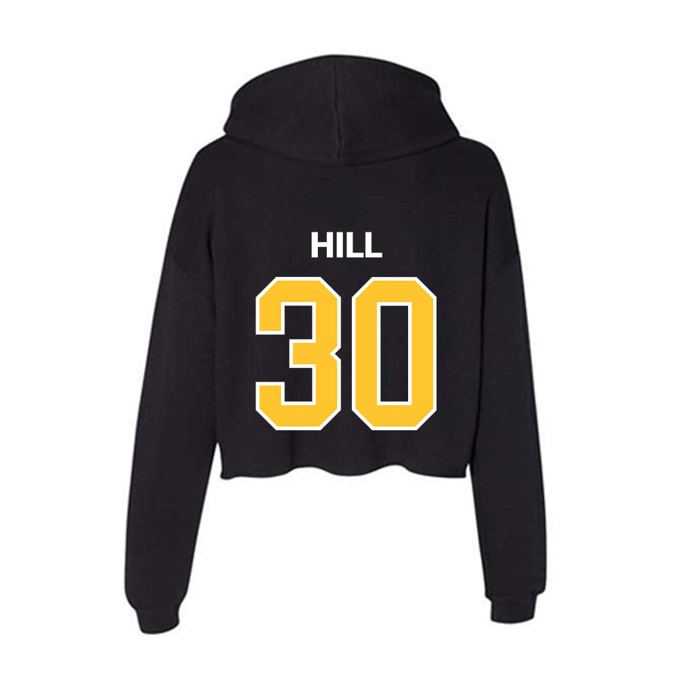 Saint Leo - NCAA Men's Basketball : Donovan Hill - Women's Crop Fleece Hoodie-1
