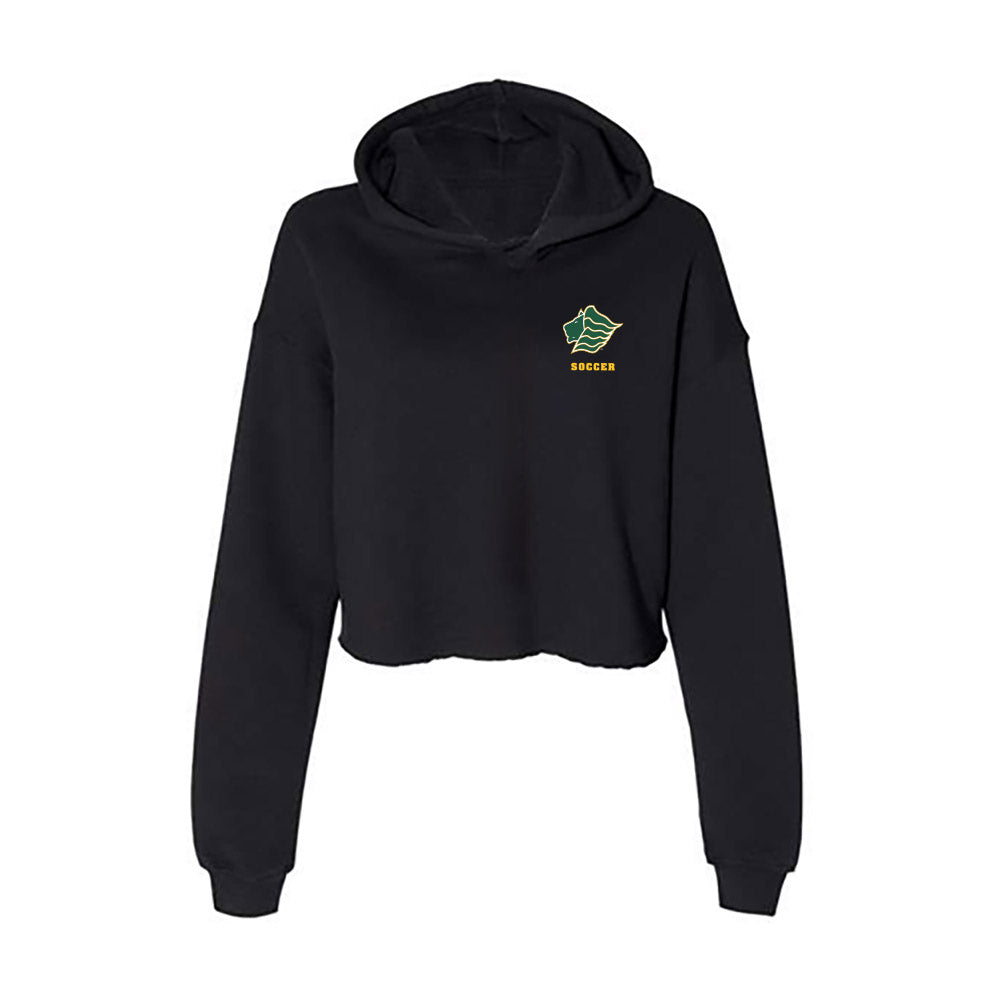 Saint Leo - NCAA Men's Soccer : Juan Hoffman - Women's Crop Fleece Hoodie-0