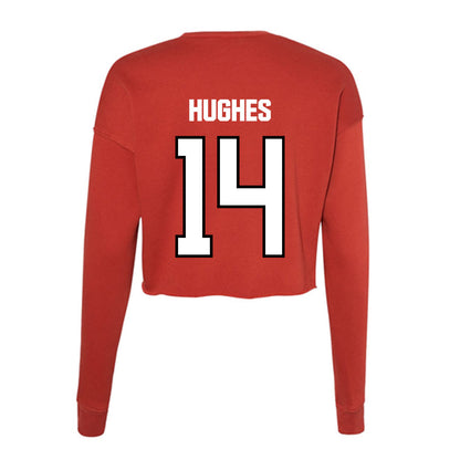 NWOSU - NCAA Women's Track & Field : Harmonie Hughes - Women's Cropped Crew Fleece-1