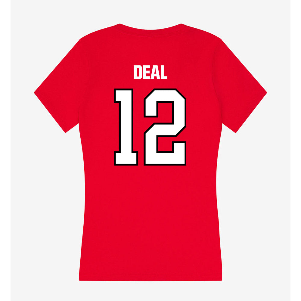 NWOSU - NCAA Football : Caleb Deal - Women's V-Neck T-Shirt-1