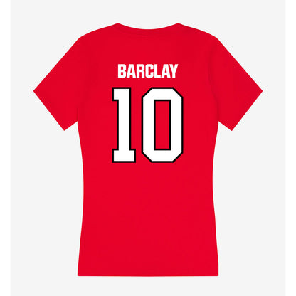 NWOSU - NCAA Women's Volleyball : Cameryn Barclay - Women's V-Neck T-Shirt-1