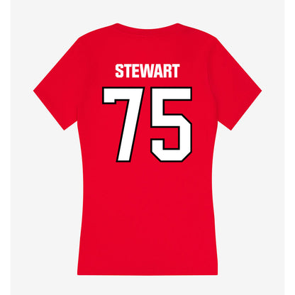 NWOSU - NCAA Football : Chase Stewart - Women's V-Neck T-Shirt-1