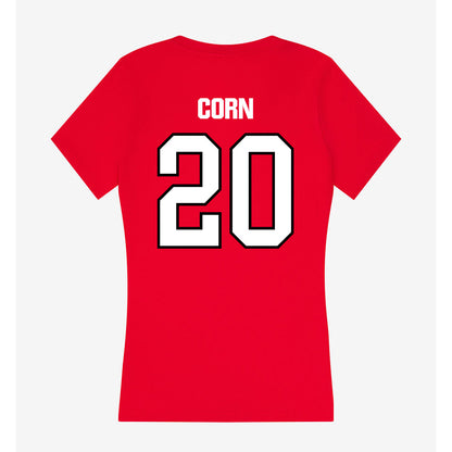 NWOSU - NCAA Softball : Kaitlyn Corn - Women's V-Neck T-Shirt-1