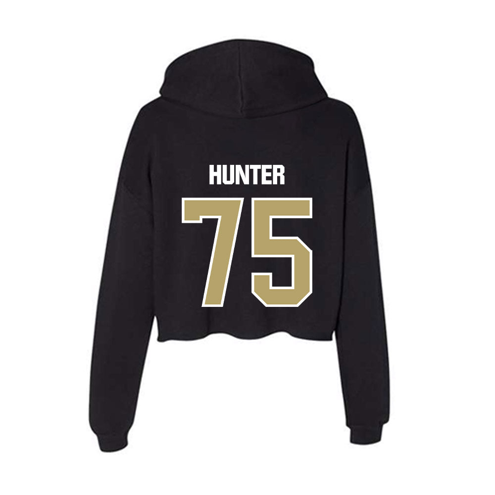 Lindenwood - NCAA Football : Logan Hunter - Women's Crop Fleece Hoodie-1