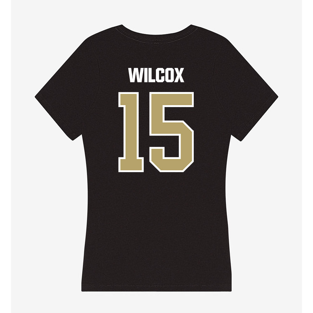 Lindenwood - NCAA Softball : Isabelle Wilcox - Women's V-Neck T-Shirt-1