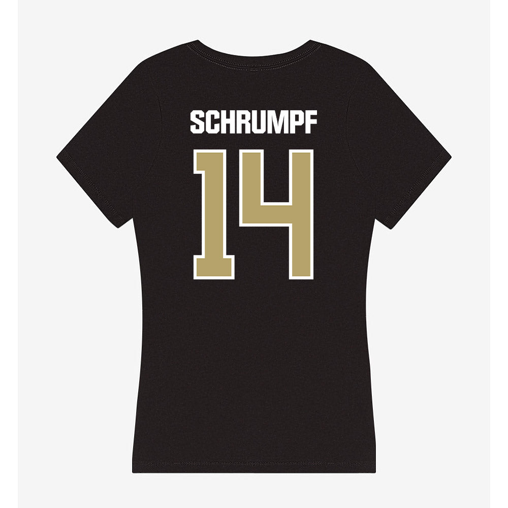 Lindenwood - NCAA Women's Soccer : Allison Schrumpf - Women's V-Neck T-Shirt-1