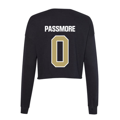 Lindenwood - NCAA Football : Tajay Passmore - Women's Cropped Crew Fleece-1