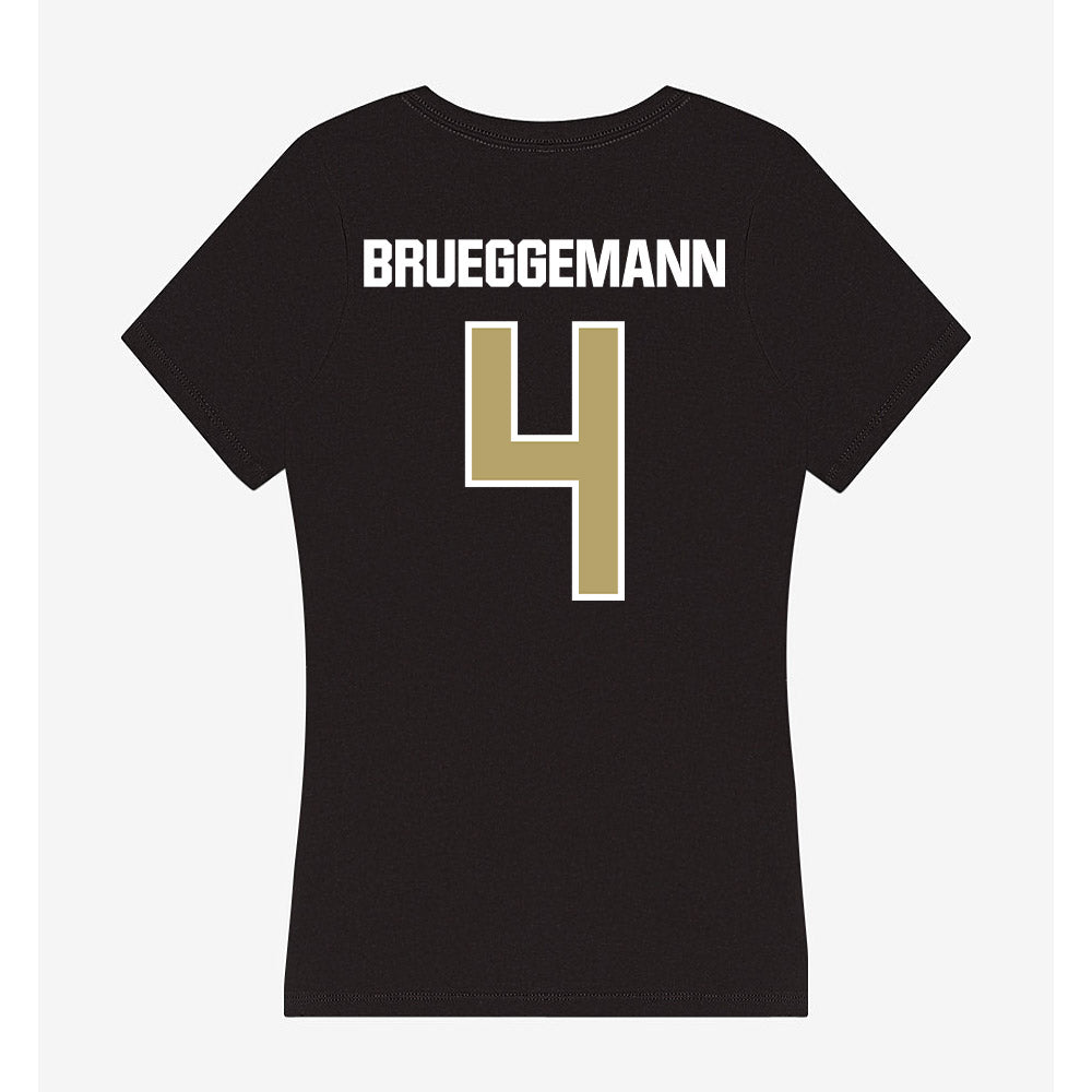 Lindenwood - NCAA Women's Basketball : Ellie Brueggemann - Women's V-Neck T-Shirt-1