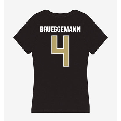 Lindenwood - NCAA Women's Basketball : Ellie Brueggemann - Women's V-Neck T-Shirt-1