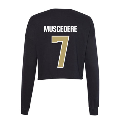 Lindenwood - NCAA Women's Ice Hockey : Ellie Muscedere - Women's Cropped Crew Fleece-1