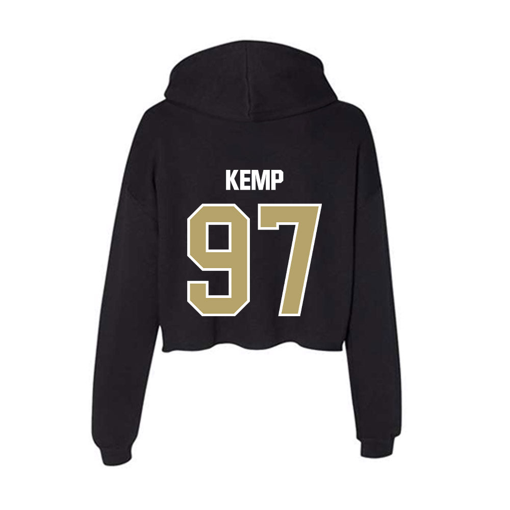 Lindenwood - NCAA Football : Jamison Kemp - Women's Crop Fleece Hoodie-1