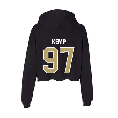Lindenwood - NCAA Football : Jamison Kemp - Women's Crop Fleece Hoodie-1