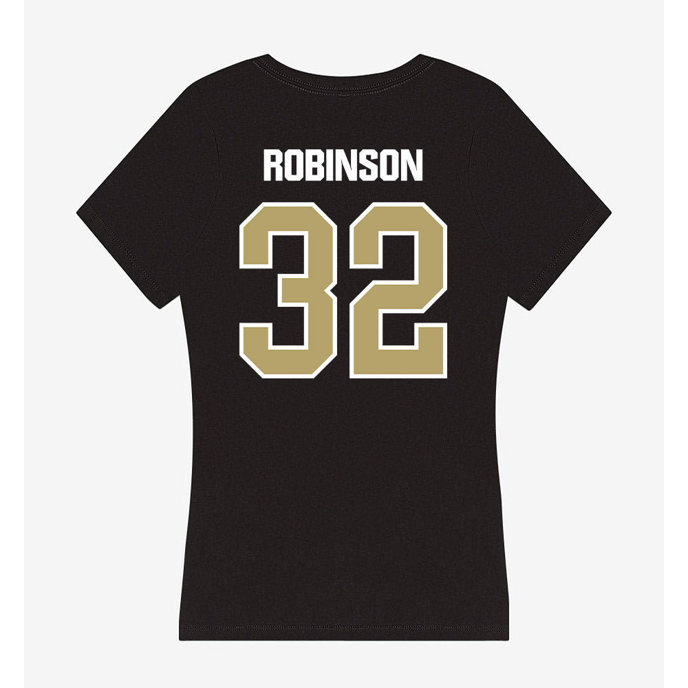 Lindenwood - NCAA Football : Legend Robinson - Women's V-Neck T-Shirt-1