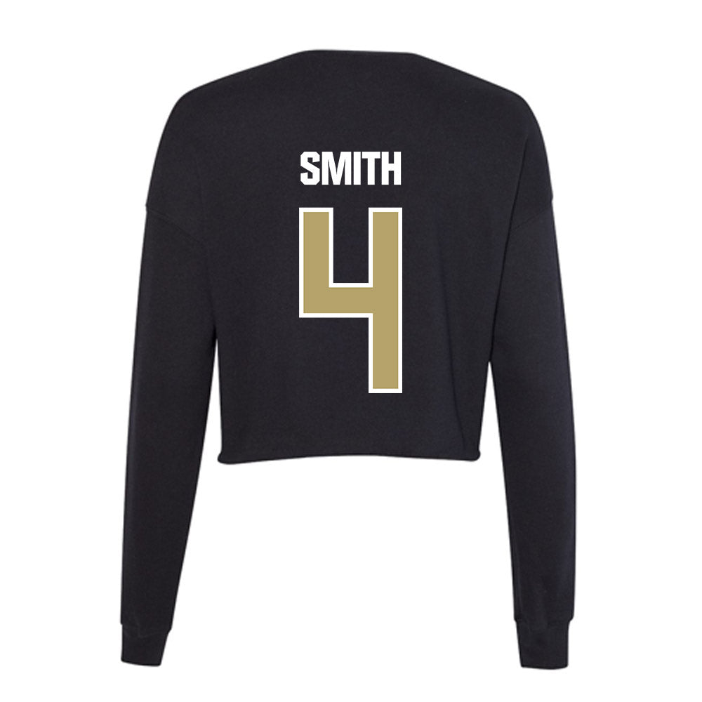 Lindenwood - NCAA Football : Jalen Smith - Women's Cropped Crew Fleece-1