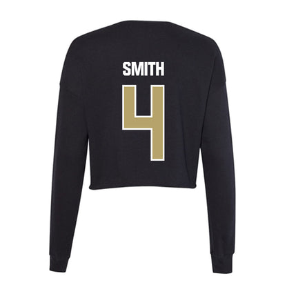 Lindenwood - NCAA Football : Jalen Smith - Women's Cropped Crew Fleece-1