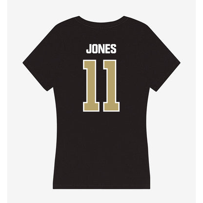 Lindenwood - NCAA Football : Caelum Jones - Women's V-Neck T-Shirt-1