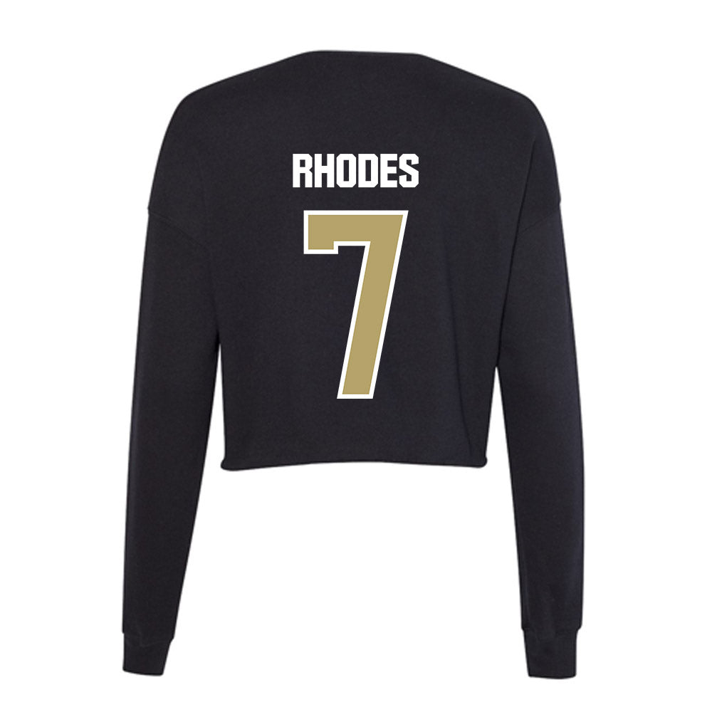 Lindenwood - NCAA Football : Jared Rhodes - Women's Cropped Crew Fleece-1