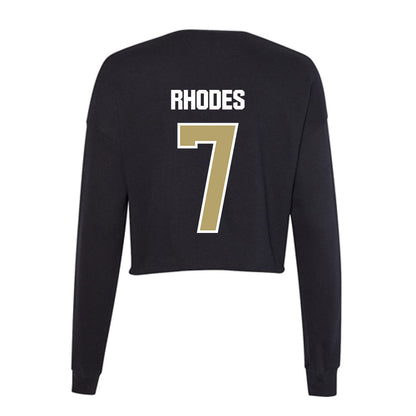Lindenwood - NCAA Football : Jared Rhodes - Women's Cropped Crew Fleece-1