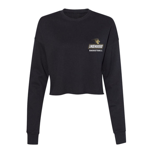 Lindenwood - NCAA Men's Basketball : Tidiane D'Almeida - Women's Cropped Crew Fleece-0