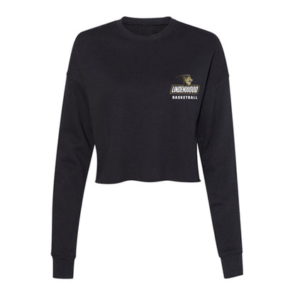 Lindenwood - NCAA Women's Basketball : Gracy Wernli - Women's Cropped Crew Fleece-0