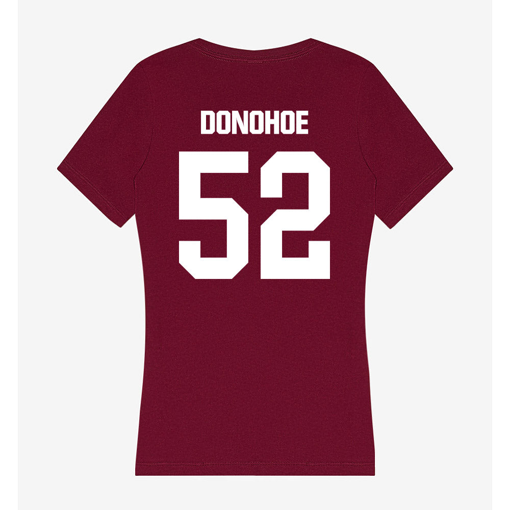 Colgate - NCAA Men's Lacrosse : Rooke Donohoe - Women's V-Neck T-Shirt-1