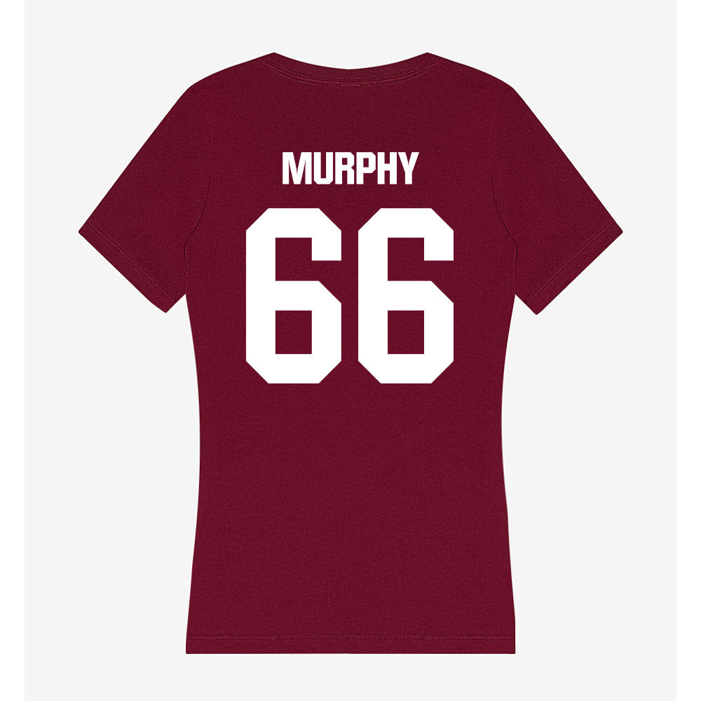 Colgate - NCAA Football : Adam Murphy - Women's V-Neck T-Shirt-1