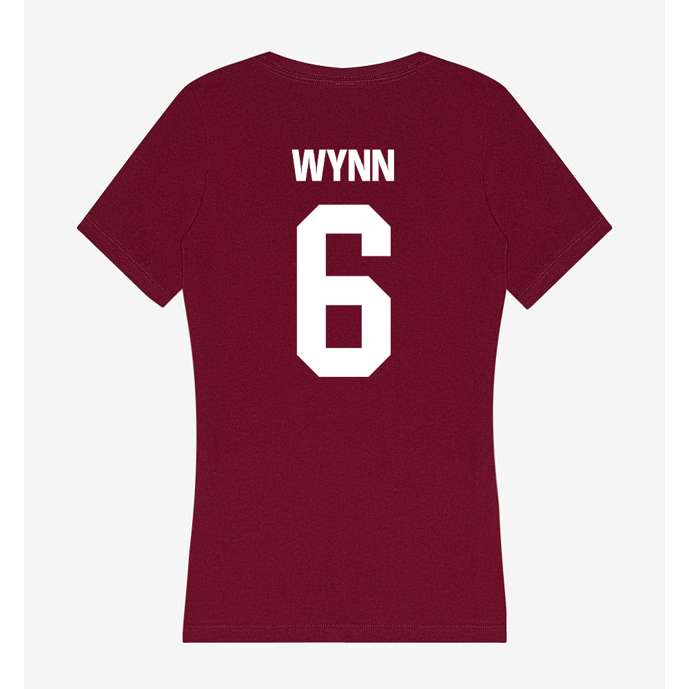Colgate - NCAA Football : Tymir Wynn - Women's V-Neck T-Shirt-1