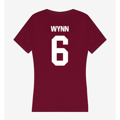 Colgate - NCAA Football : Tymir Wynn - Women's V-Neck T-Shirt-1