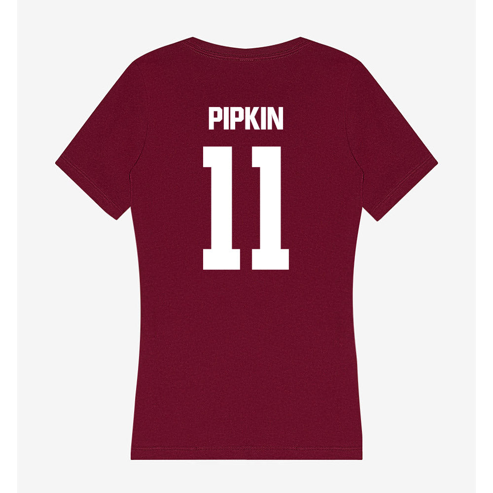 Colgate - NCAA Men's Soccer : Blake Pipkin - Women's V-Neck T-Shirt-1