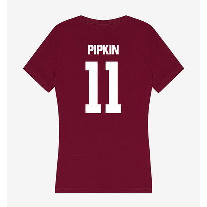 Colgate - NCAA Men's Soccer : Blake Pipkin - Women's V-Neck T-Shirt-1