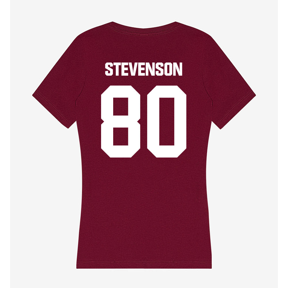 Colgate - NCAA Football : Michael Stevenson - Women's V-Neck T-Shirt-1