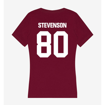 Colgate - NCAA Football : Michael Stevenson - Women's V-Neck T-Shirt-1