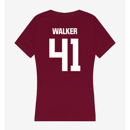 Colgate - NCAA Women's Ice Hockey : Farah Walker - Women's V-Neck T-Shirt-1