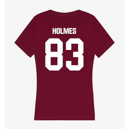 Colgate - NCAA Football : PJ Holmes - Women's V-Neck T-Shirt-1