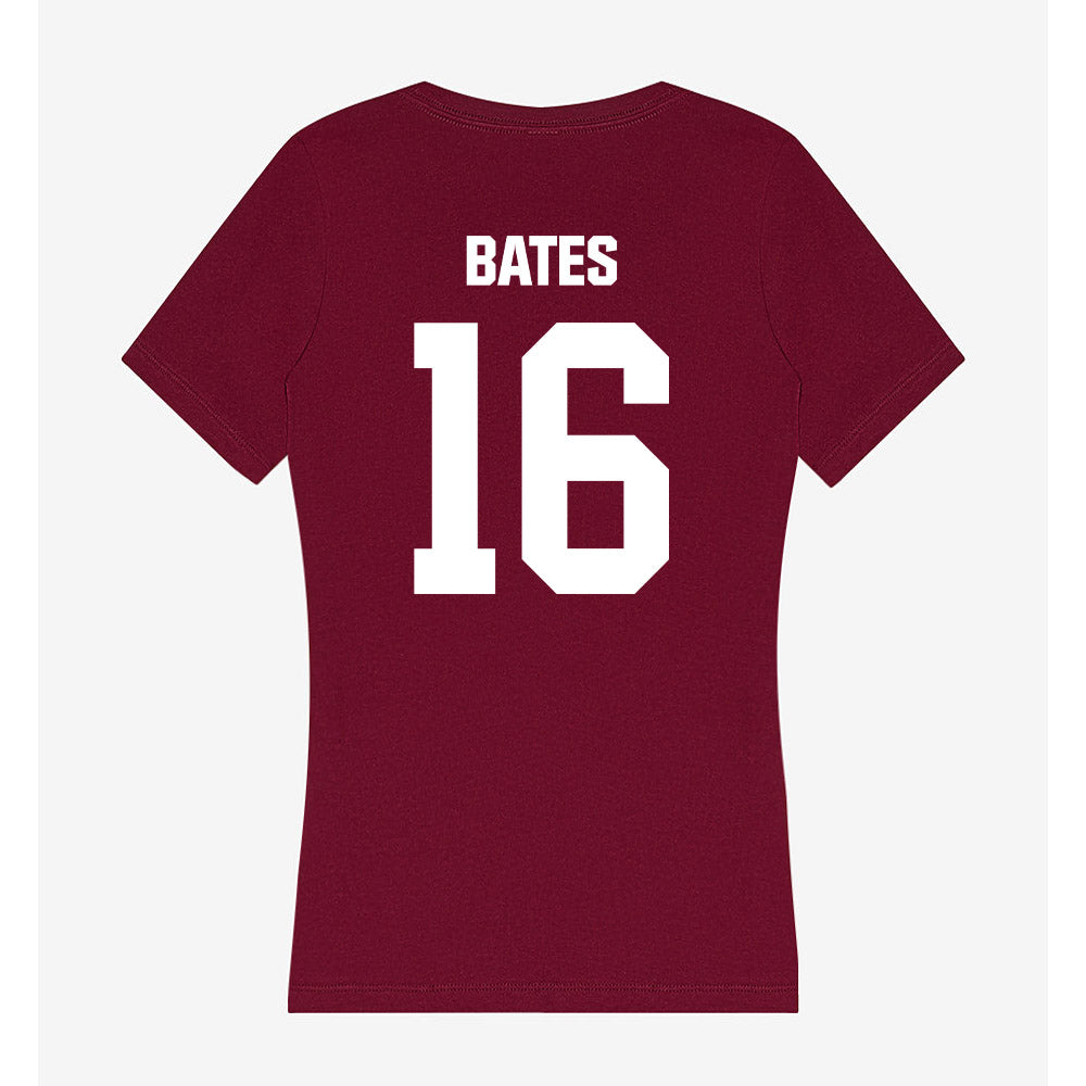 Colgate - NCAA Football : Ricky Bates - Women's V-Neck T-Shirt-1